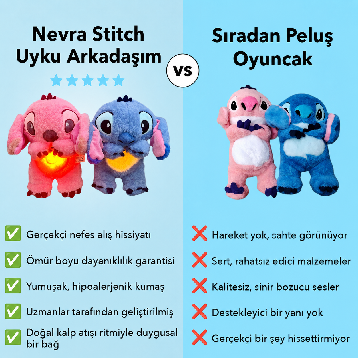 Nevra Stitch Uyku Arkadaşım